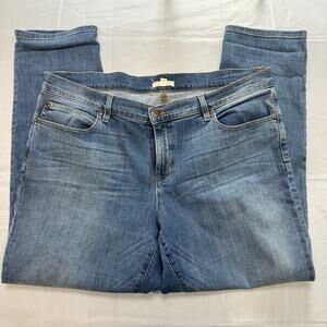 Eileen Fisher Women's 16 Organic Cotton Blue Jeans